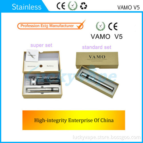 Colored Stainless Steel Atomizer E-Cigarette (Mod Starter Kit Vamo V5)